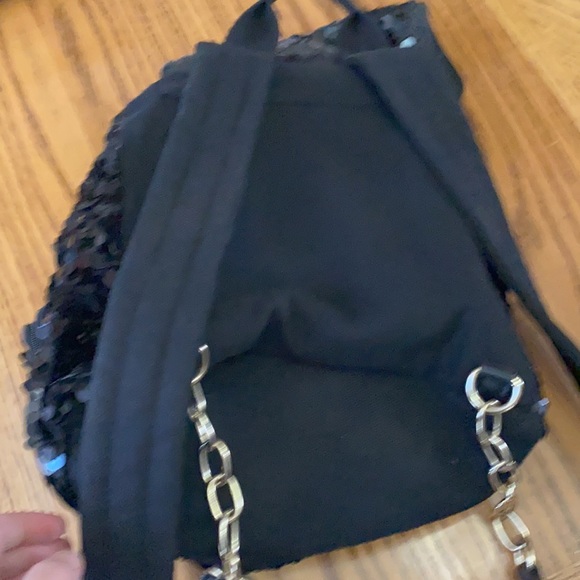 Victoria’s Secret sequin black backpack brand new never used. - Picture 4 of 4